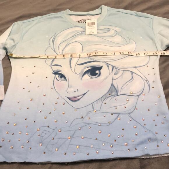 Disney Frozen Elsa embellished knit top Size Small Hot Topic - Picture 5 of 7